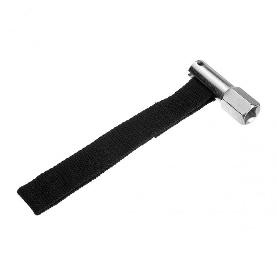 1/2 Inch Square Drive 21mm 120mm Capacity Oil Filter Remover Strap Wrench Tool
