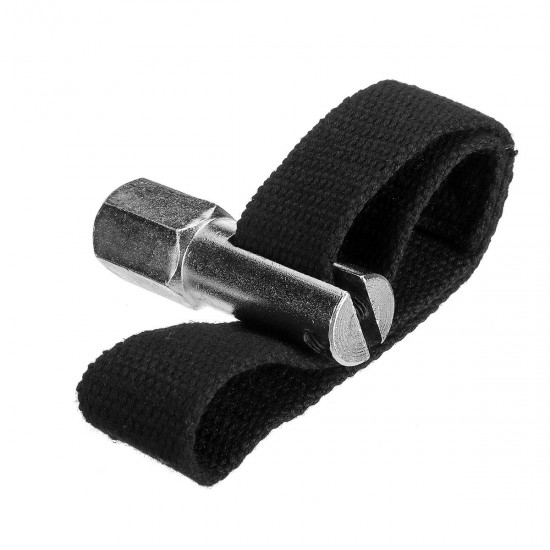 1/2 Inch Square Drive 21mm 120mm Capacity Oil Filter Remover Strap Wrench Tool