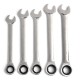 12Pcs 6-19mm Ratchet Wrench Set Ratcheting Spanner Car Repair Tool DIY Open Ring