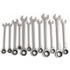 12Pcs 6-19mm Ratchet Wrench Set Ratcheting Spanner Car Repair Tool DIY Open Ring 12Pcs 6-19mm Ratchet Wrench Set Ratcheting Spanner Car Repair Tool DIY Open Ring