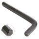 12mm Steel L Shaped Metric Hexagon Key Hex Allen Wrench Spanner Stick Tool Black