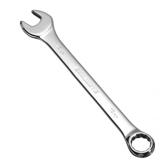 12pcs Spanners Wrench Chrome Vanadium Steel Polished Tool Set Kit 6-19mm 12pcs Spanners Wrench Chrome Vanadium Steel Polished Tool Set Kit 6-19mm