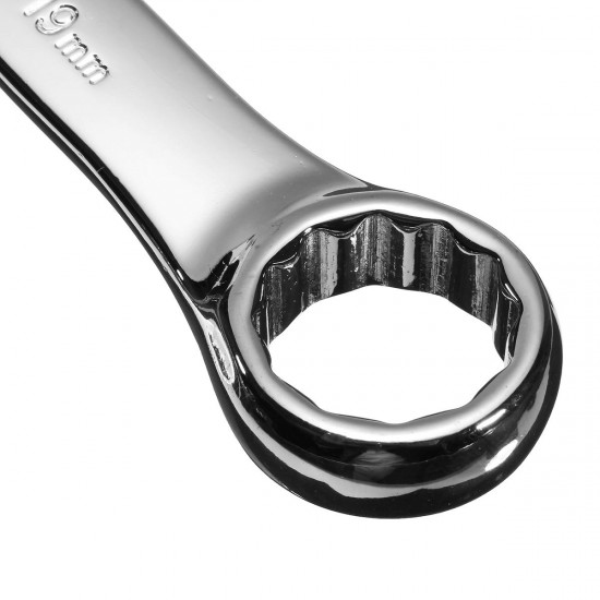 12pcs Spanners Wrench Chrome Vanadium Steel Polished Tool Set Kit 6-19mm 12pcs Spanners Wrench Chrome Vanadium Steel Polished Tool Set Kit 6-19mm