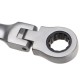13 mm Flexible Head Wrench Ratchet Metric Spanner Open End and Ring Wrenches Tool