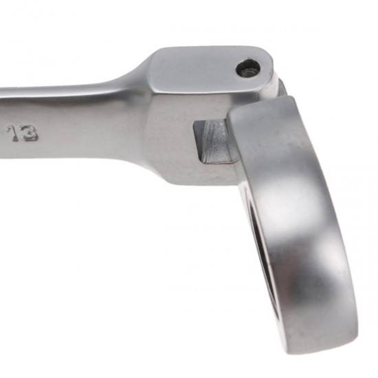 13 mm Flexible Head Wrench Ratchet Metric Spanner Open End and Ring Wrenches Tool 13 mm Flexible Head Wrench Ratchet Metric Spanner Open End and Ring Wrenches Tool