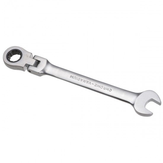 13 mm Flexible Head Wrench Ratchet Metric Spanner Open End and Ring Wrenches Tool