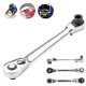 1/4 Inch Ratchet 72 Teeth Drive Socket Wrench Quick Release Dual Head Spanner