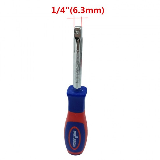 1/4inch Socket Wrench Driver Standard With Internal 1/4'' Female End Attachment Extension 150mm CR-V