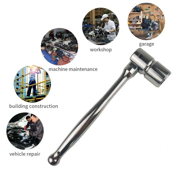 180 Degree Swivel 3/8inch Drive Spark Plug Socket Wrench Metric Socket Head Ratchet Spanner Hand Tool 180 Degree Swivel 3/8inch Drive Spark Plug Socket Wrench Metric Socket Head Ratchet Spanner Hand Tool