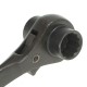 19x21mm Steel Handle 2 Way Scaffolders End Tapered Ratchet Socket Spanner Wrench