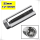 22mm 1/2 Inch Drive Lambda Oxygen Sensor Removal Socket Wrench Tool 22mm 1/2 Inch Drive Lambda Oxygen Sensor Removal Socket Wrench Tool