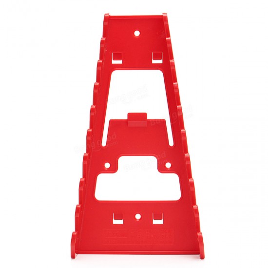 22x12x6cm Red Spanner Rack Wrench Holder Storage Wrench Organizer Tools