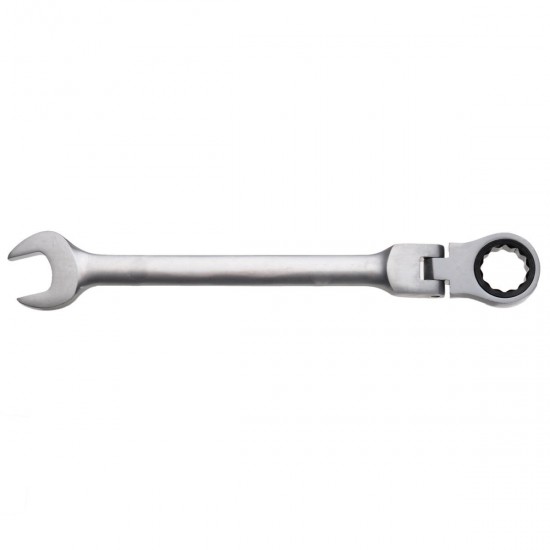 24 mm CR-V Steel Flexible Head Ratchet Wrench Metric Spanner Open End & Ring Wrenches Tool