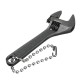 2.5inch Mini Metal Adjustable Wrench Hand Tool 0-10mm Jaw Spanner Carbon Steel