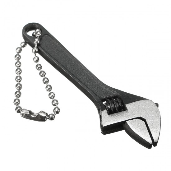 2.5inch Mini Metal Adjustable Wrench Hand Tool 0-10mm Jaw Spanner Carbon Steel