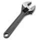 2Pcs 2.5inch & 4inch Mini Metal Adjustable Wrenches Spanner Hand Jaw Wrench 0-15mm 0-10mm