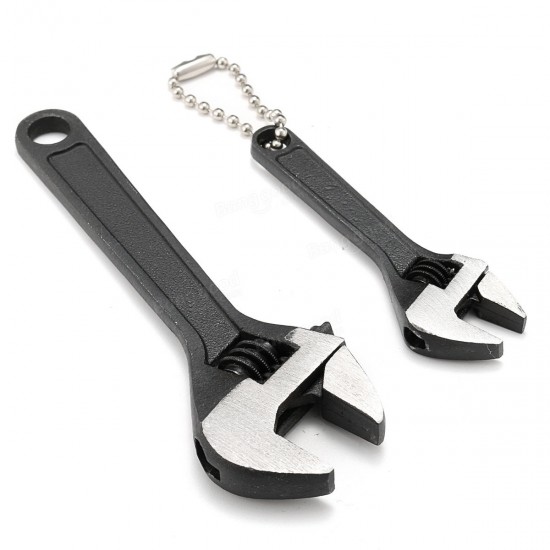 2Pcs 2.5inch & 4inch Mini Metal Adjustable Wrenches Spanner Hand Jaw Wrench 0-15mm 0-10mm 2Pcs 2.5inch & 4inch Mini Metal Adjustable Wrenches Spanner Hand Jaw Wrench 0-15mm 0-10mm