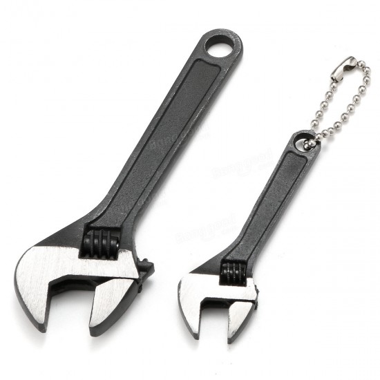 2Pcs 2.5inch & 4inch Mini Metal Adjustable Wrenches Spanner Hand Jaw Wrench 0-15mm 0-10mm 2Pcs 2.5inch & 4inch Mini Metal Adjustable Wrenches Spanner Hand Jaw Wrench 0-15mm 0-10mm