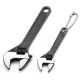 2Pcs 2.5inch & 4inch Mini Metal Adjustable Wrenches Spanner Hand Jaw Wrench 0-15mm 0-10mm