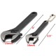 2Pcs 2.5inch & 4inch Mini Metal Adjustable Wrenches Spanner Hand Jaw Wrench 0-15mm 0-10mm 2Pcs 2.5inch & 4inch Mini Metal Adjustable Wrenches Spanner Hand Jaw Wrench 0-15mm 0-10mm