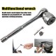 3/8'' Multifunctional Ratchet Quick Wrench Head Universal Socket Magic Wrench