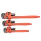 3Pcs Heavy Duty Pipe Wrench Adjustable Set 14inch 18inch 24inch Monkey Soft Grip