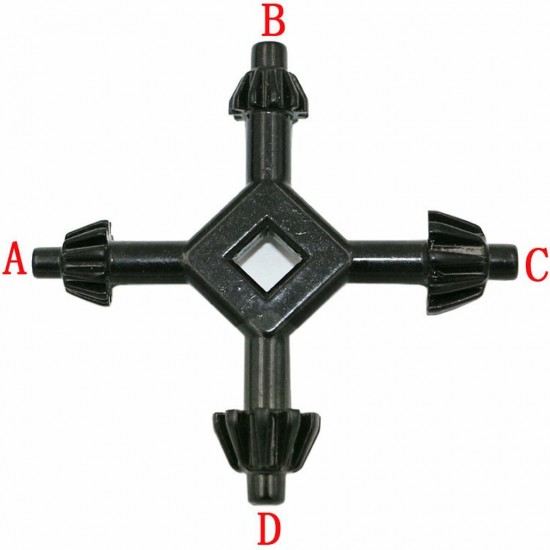 4 In 1 Multi-function Hand Drill Key Chuck Wrench Four Head Electric Drill Outdoor Portable Gadget Tools 4 In 1 Multi-function Hand Drill Key Chuck Wrench Four Head Electric Drill Outdoor Portable Gadget Tools