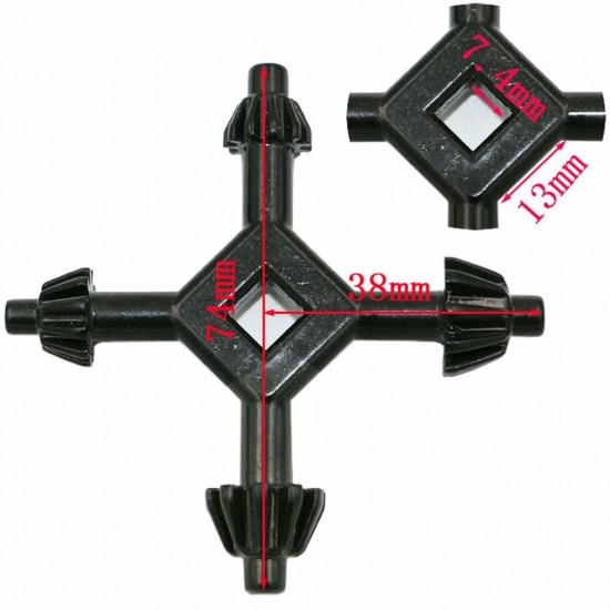 4 In 1 Multi-function Hand Drill Key Chuck Wrench Four Head Electric Drill Outdoor Portable Gadget Tools 4 In 1 Multi-function Hand Drill Key Chuck Wrench Four Head Electric Drill Outdoor Portable Gadget Tools