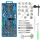 40Pcs Metric Tap Wrench and Die Pro Set M3-M12 Nut Bolt Alloy Metal Hand Tools 40Pcs Metric Tap Wrench and Die Pro Set M3-M12 Nut Bolt Alloy Metal Hand Tools