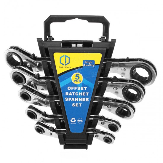 5Pcs Metric Offset Ring Wrench Spanner Ratchet Metric Hand DIY Tool Set 5Pcs Metric Offset Ring Wrench Spanner Ratchet Metric Hand DIY Tool Set