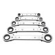 5Pcs Metric Offset Ring Wrench Spanner Ratchet Metric Hand DIY Tool Set 5Pcs Metric Offset Ring Wrench Spanner Ratchet Metric Hand DIY Tool Set