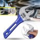 6inch 8inch Wrench Spanners Chromic Plating Adjustable Large Opening Handle Shank with Scale