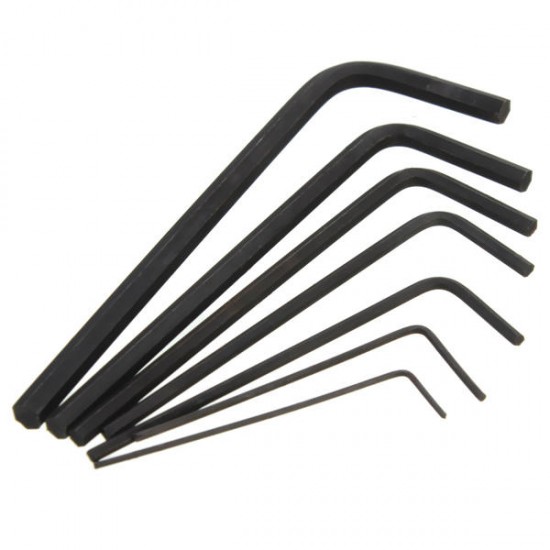 7pcs 0.7mm-3mm Mini Hexagon Hex Allen Key Wrench Screwdriver Set Tool Kit 7pcs 0.7mm-3mm Mini Hexagon Hex Allen Key Wrench Screwdriver Set Tool Kit