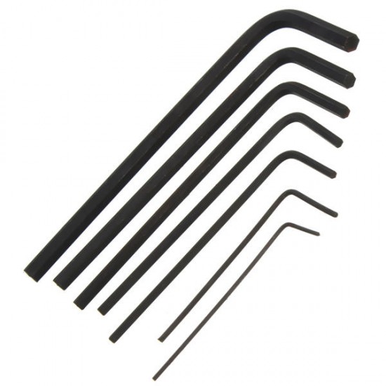 7pcs 0.7mm-3mm Mini Hexagon Hex Allen Key Wrench Screwdriver Set Tool Kit 7pcs 0.7mm-3mm Mini Hexagon Hex Allen Key Wrench Screwdriver Set Tool Kit