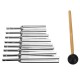 8Pcs 256Hz - 512Hz Steel Tuning Fork Set Physics Medical Diagnostic And Mallet