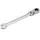 8mm Reversible Flexible Head Ratchet Ratcheting Spanner Wrench Socket Wrenches Nut Tool for Home & Garden