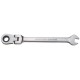 8mm Reversible Flexible Head Ratchet Ratcheting Spanner Wrench Socket Wrenches Nut Tool for Home & Garden
