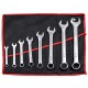 8pcs 45# Steel Combination Spanner Set 8-24mm Garage DIY Workshop Hand Tool