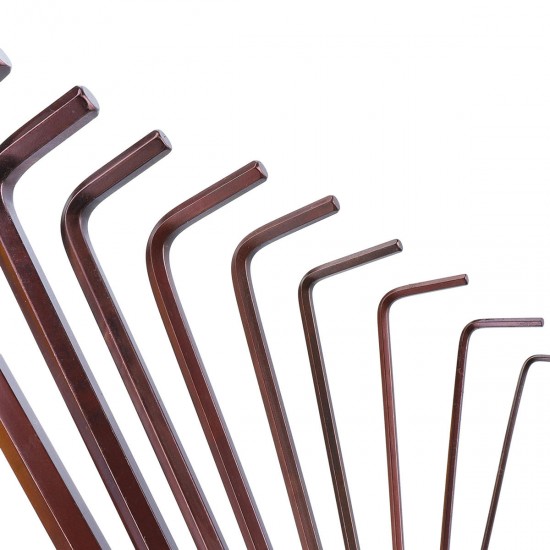 9Pcs S2 Alloy Steel Ball Head L Shape Torx Allen Wrench Set 1.5mm to 10mm Repair Tools 9Pcs S2 Alloy Steel Ball Head L Shape Torx Allen Wrench Set 1.5mm to 10mm Repair Tools