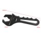 AN3-AN16 Adjustable Aluminum Wrench Fitting Tool Spanner Black AN3-AN16 Adjustable Aluminum Wrench Fitting Tool Spanner Black