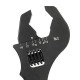 AN3-AN16 Adjustable Aluminum Wrench Fitting Tool Spanner Black AN3-AN16 Adjustable Aluminum Wrench Fitting Tool Spanner Black