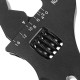 AN3-AN16 Adjustable Aluminum Wrench Fitting Tool Spanner Black AN3-AN16 Adjustable Aluminum Wrench Fitting Tool Spanner Black