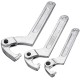 Adjustable Hook C Type Wrench Spanner Tool Nuts Bolts Hand Tool 19-51mm 32-76mm 51-120mm with Scale