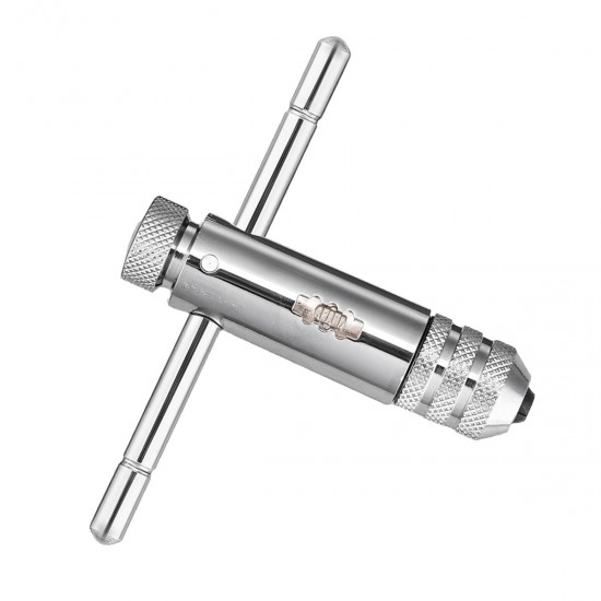Adjustable T-Handle Ratchet Tap Wrench M3-8 M5-12 Machine Screw Thread Tool