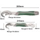 2Pcs Universal Wrench Set Snap And Grip Key Wrench 6-32mm For Nuts and Bolts Multi-function Hand Tools