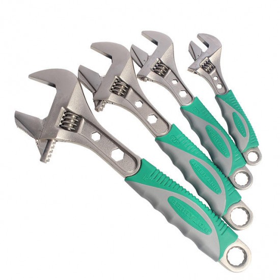 Adjustable Universal Wrench Spanner 6/8/10/12Inch Wrench Set With Allen Key Ratchet Wrench Hand Tools Adjustable Universal Wrench Spanner 6/8/10/12Inch Wrench Set With Allen Key Ratchet Wrench Hand Tools