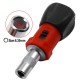 Carbon Steel Key Ratchet Screwdriver Wrench Handle Ratchet Socket Screw Driver 6.35mm