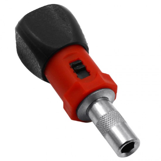 Carbon Steel Key Ratchet Screwdriver Wrench Handle Ratchet Socket Screw Driver 6.35mm