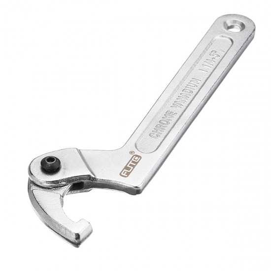 Chrome Vanadium Adjustable Hook Wrench C Spanner Tool 19-51mm 32-76mm 51-120mm Chrome Vanadium Adjustable Hook Wrench C Spanner Tool 19-51mm 32-76mm 51-120mm