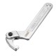 Chrome Vanadium Adjustable Hook Wrench C Spanner Tool 19-51mm 32-76mm 51-120mm Chrome Vanadium Adjustable Hook Wrench C Spanner Tool 19-51mm 32-76mm 51-120mm